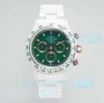 ZF Factory Replica Rolex Daytona Swiss 4130 ALL White Ceramic Men 40MM Watch